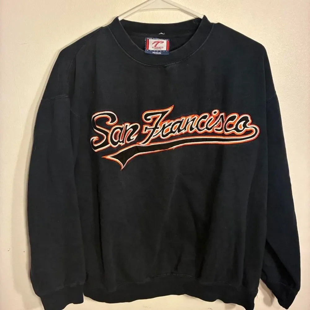 Pro-player Men's Black and Navy Sweatshirt